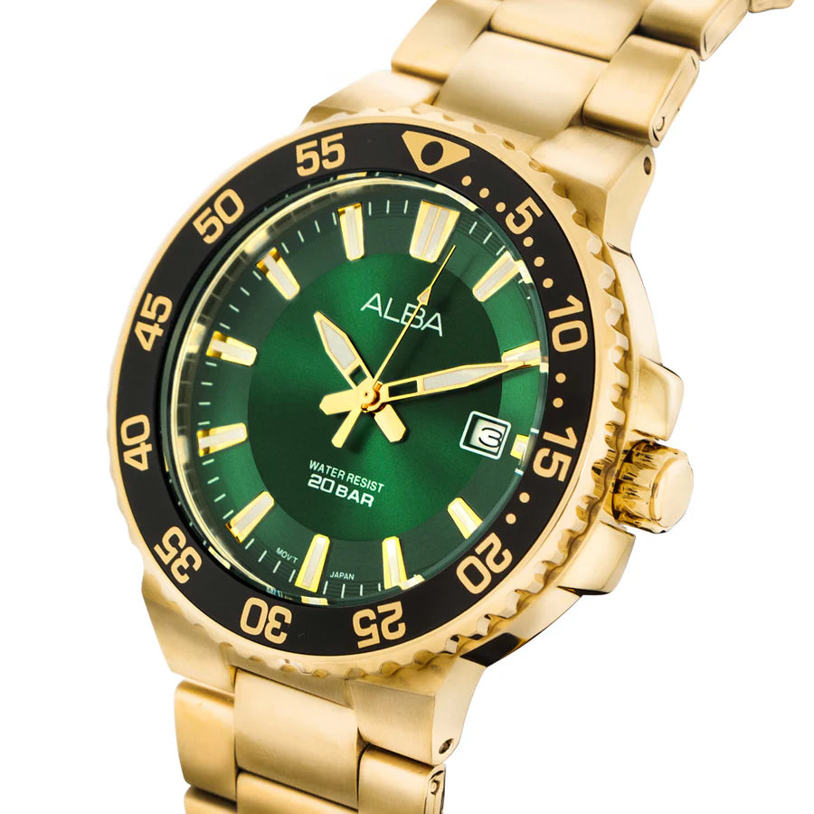 AS9S74X1 Green dial