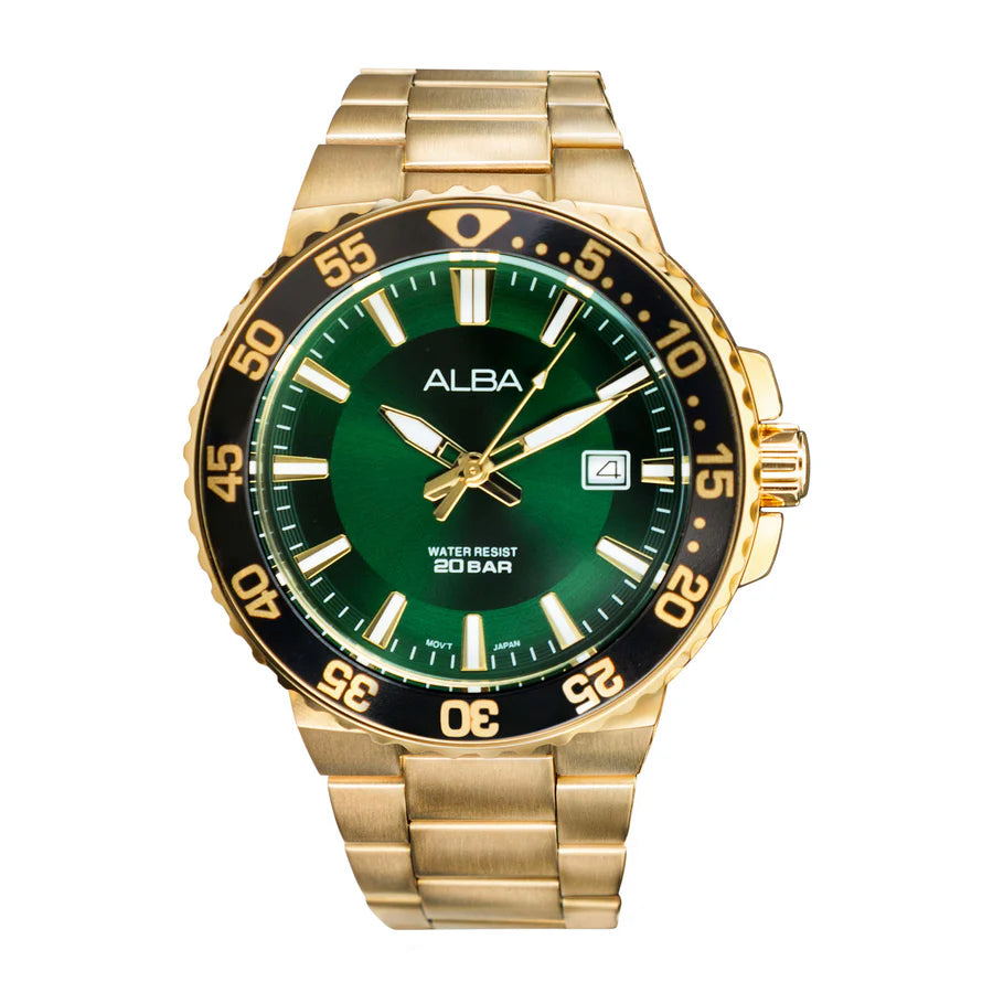 AS9S74X1 Green dial