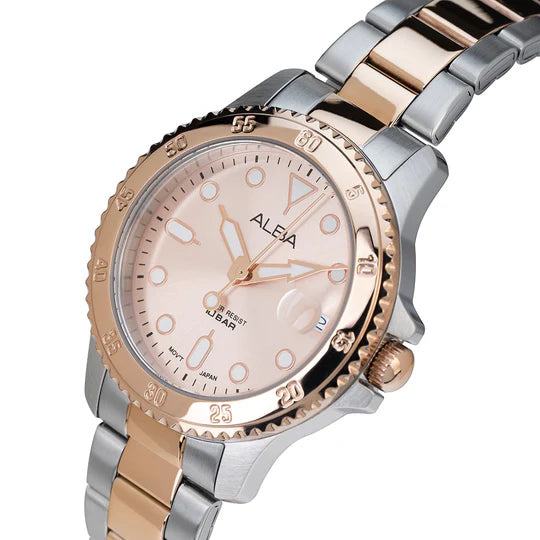 AG8Q34X1 Light Pink Dial & Bezel Watch