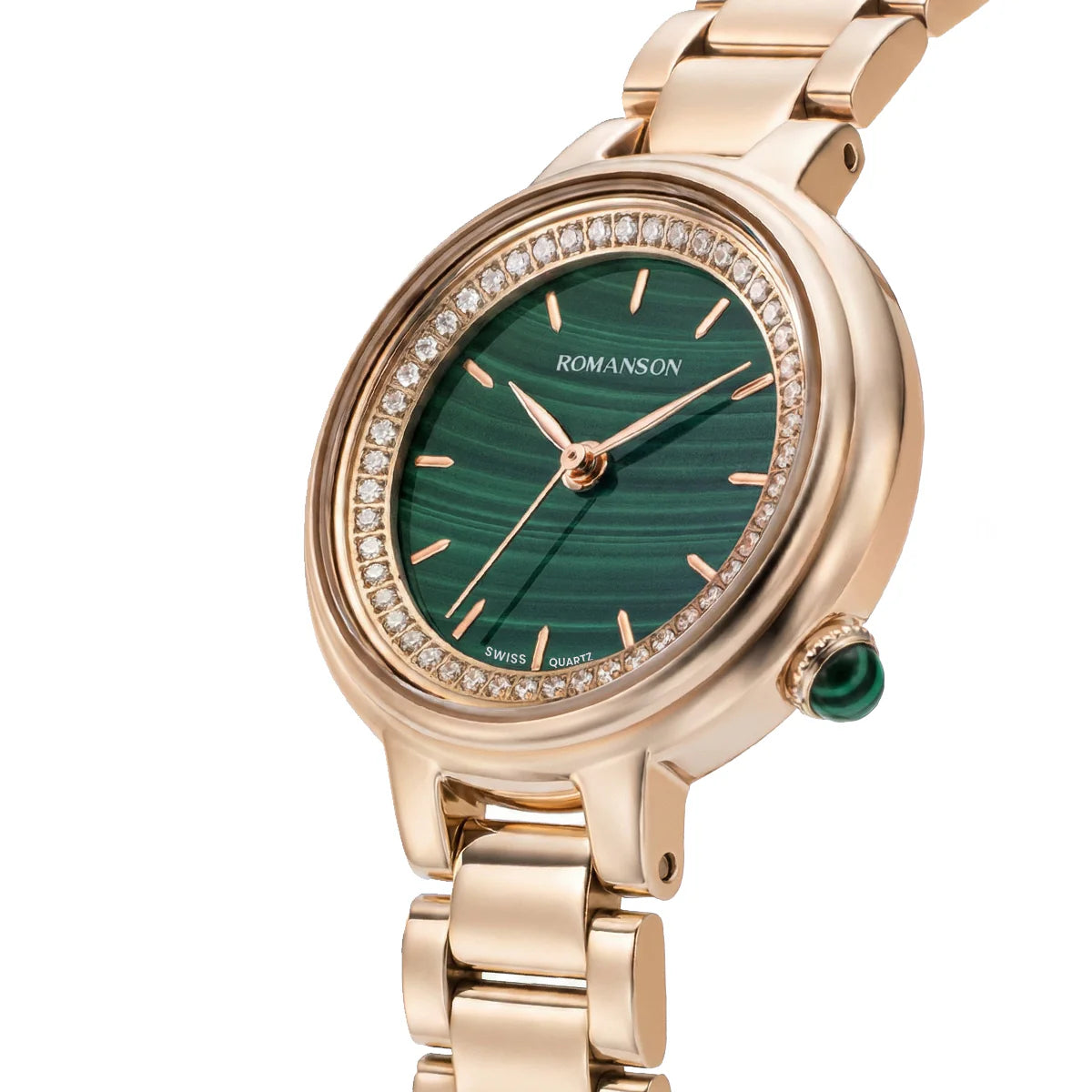 Romanson Classic Rose Gold Women Watch RM3BF513LLRGN