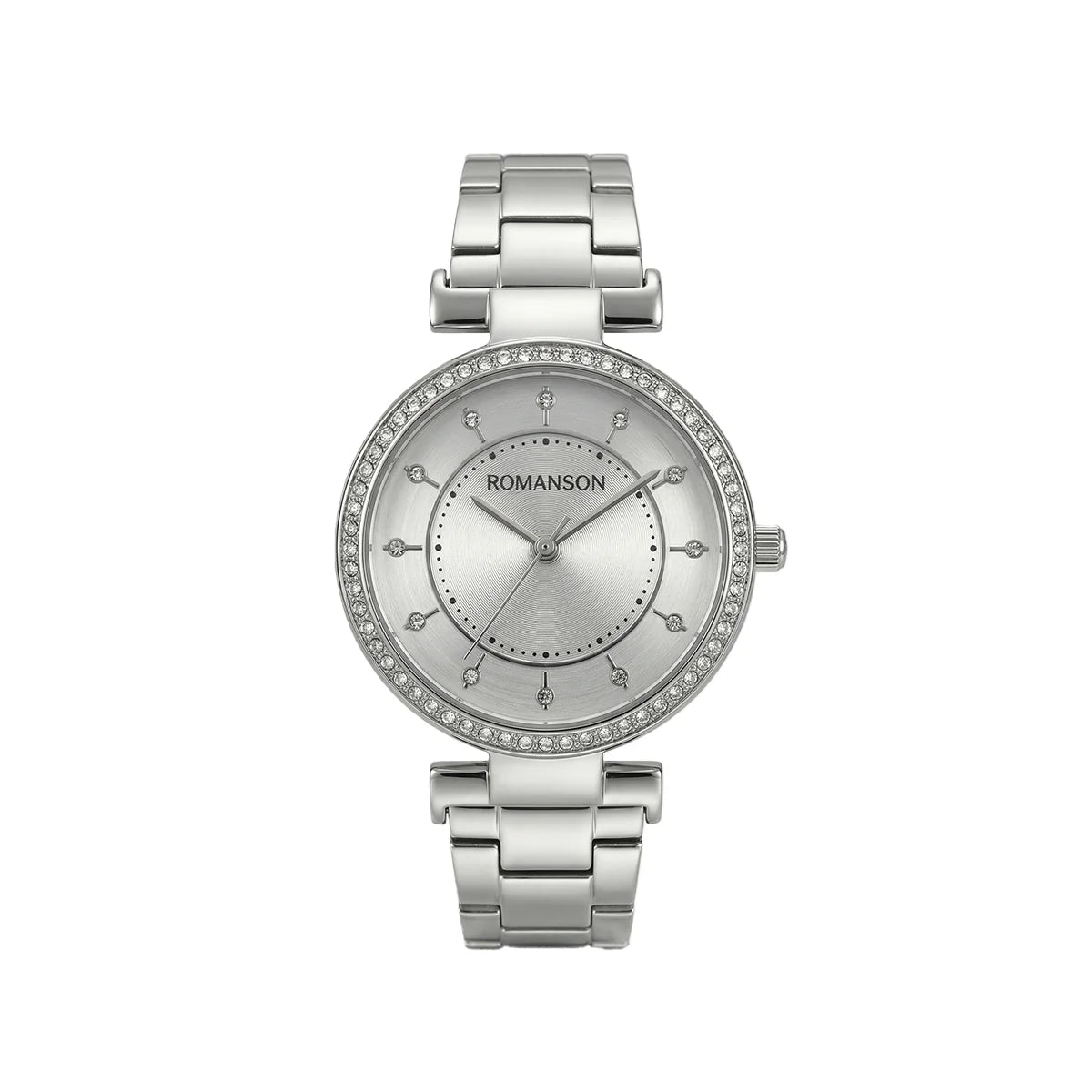 Romanson Classic Silver Women Watch RM6BS204TLWWH