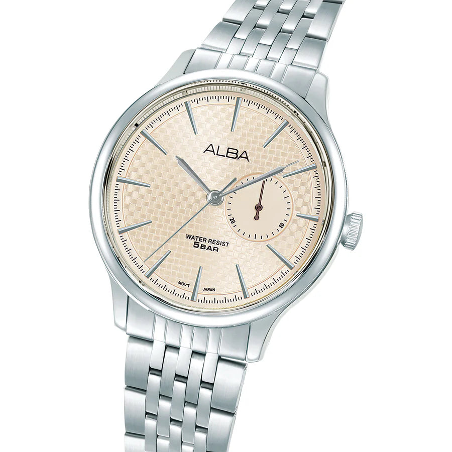 A5B009X1 Ivory Dial Stainless Steel Watch