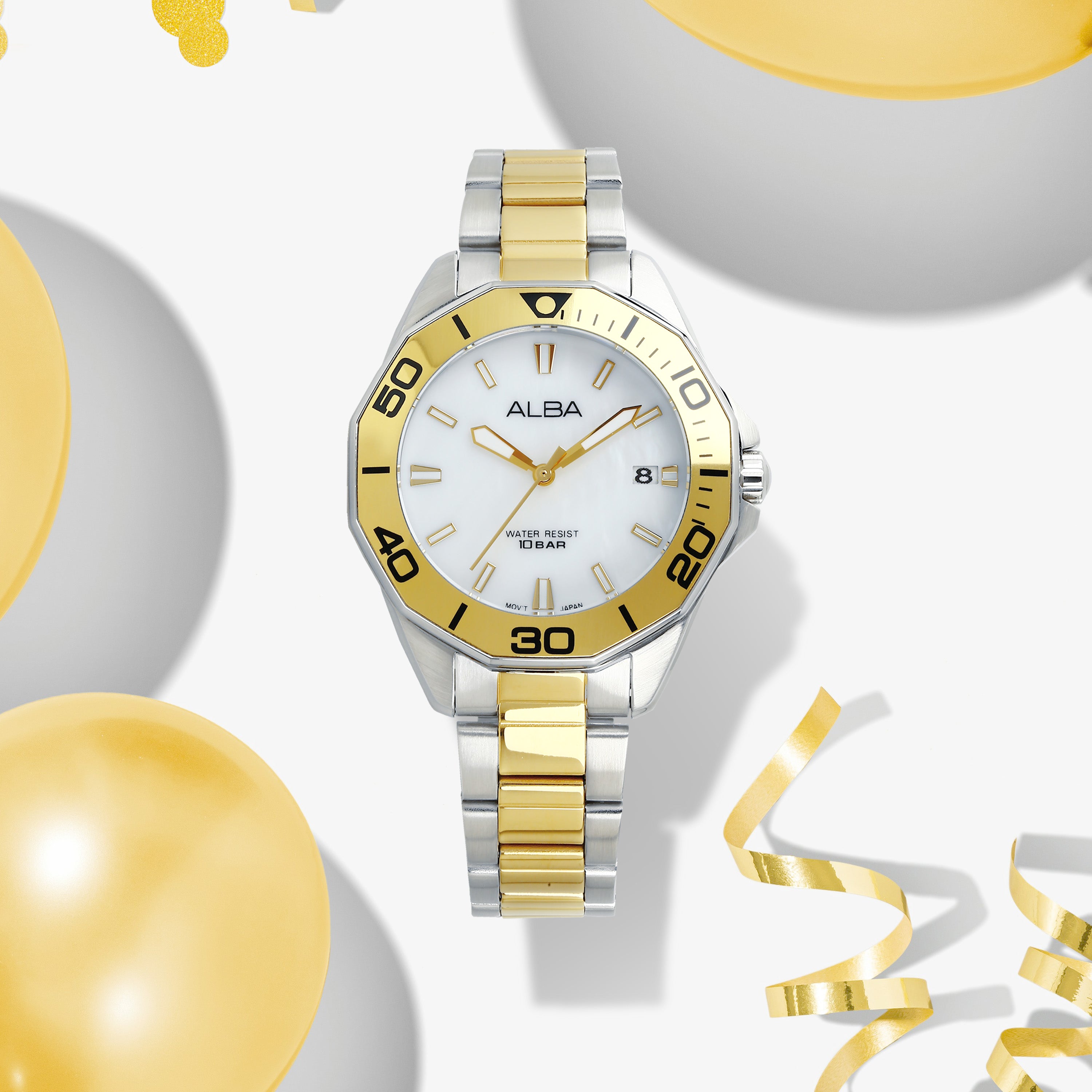 ALBA AG8P21X1 Active White women 36mm Watch Quartz
