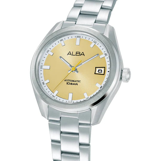AU4101X1 Men's Classic Automatic Watch With Caramel Metallic Dia