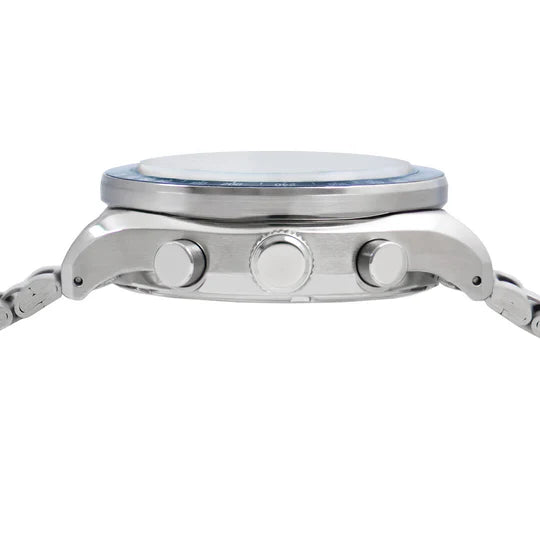 AU5023X2 Blue Sunray Dial Chronograph Watch With Additional Strap