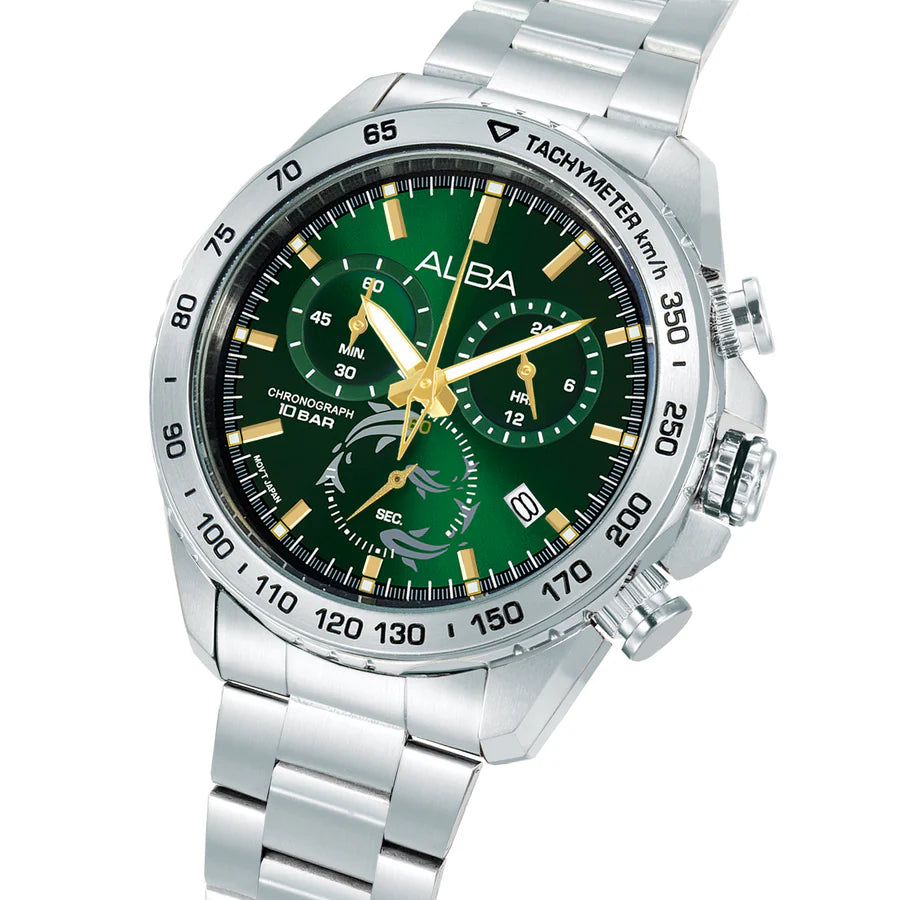 AX7013X1 Emerald Green Dial Chronograph Watch