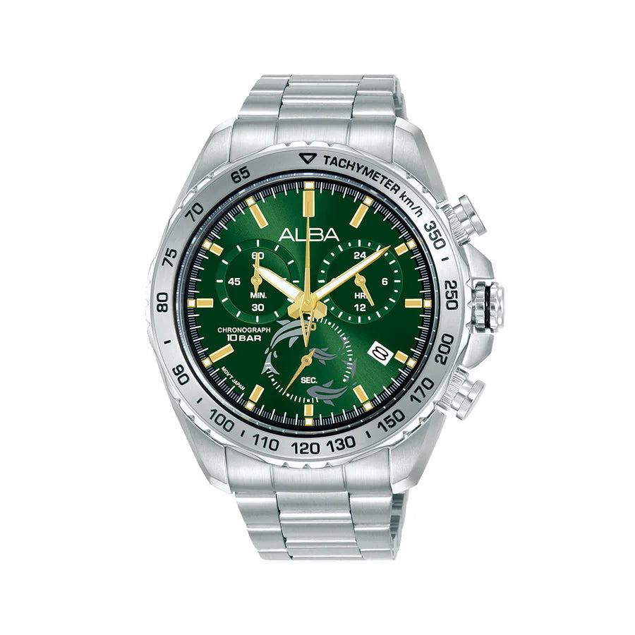 AX7013X1 Emerald Green Dial Chronograph Watch
