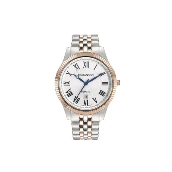 Romanson TM3BS190MMJWH Men’s Two-Tone Watch