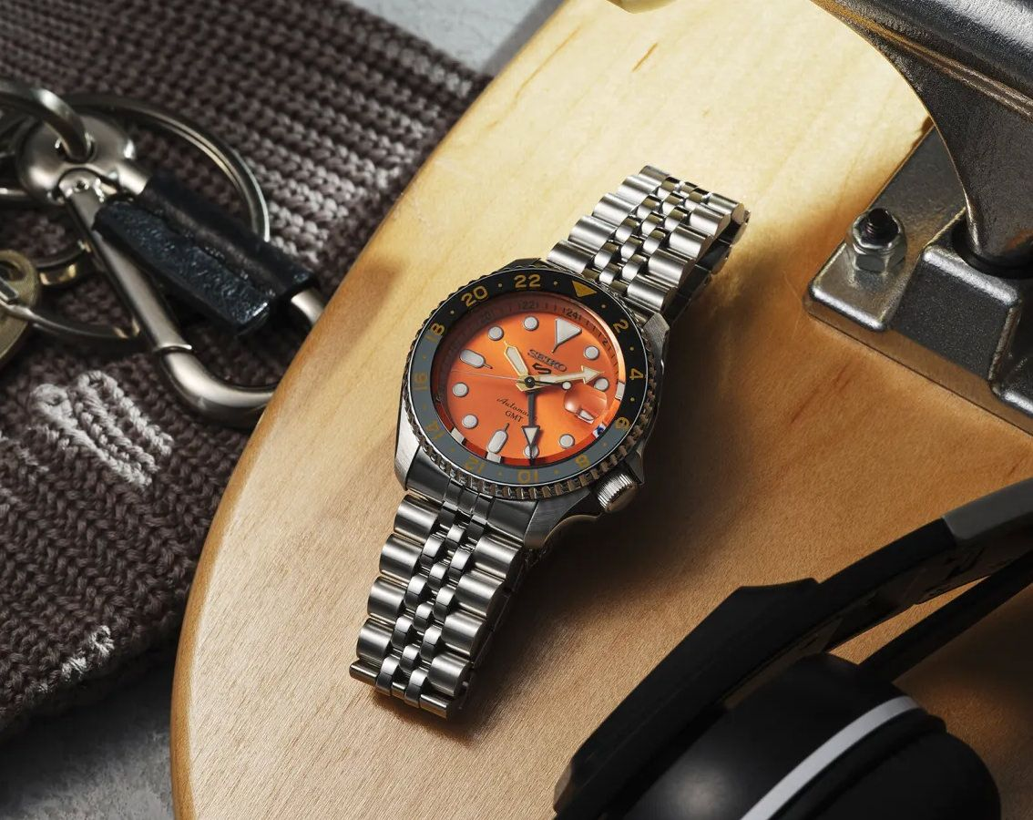 Seiko 5 Sports Mikan Orange GMT SKX Re-Interpretation - SSK005K1