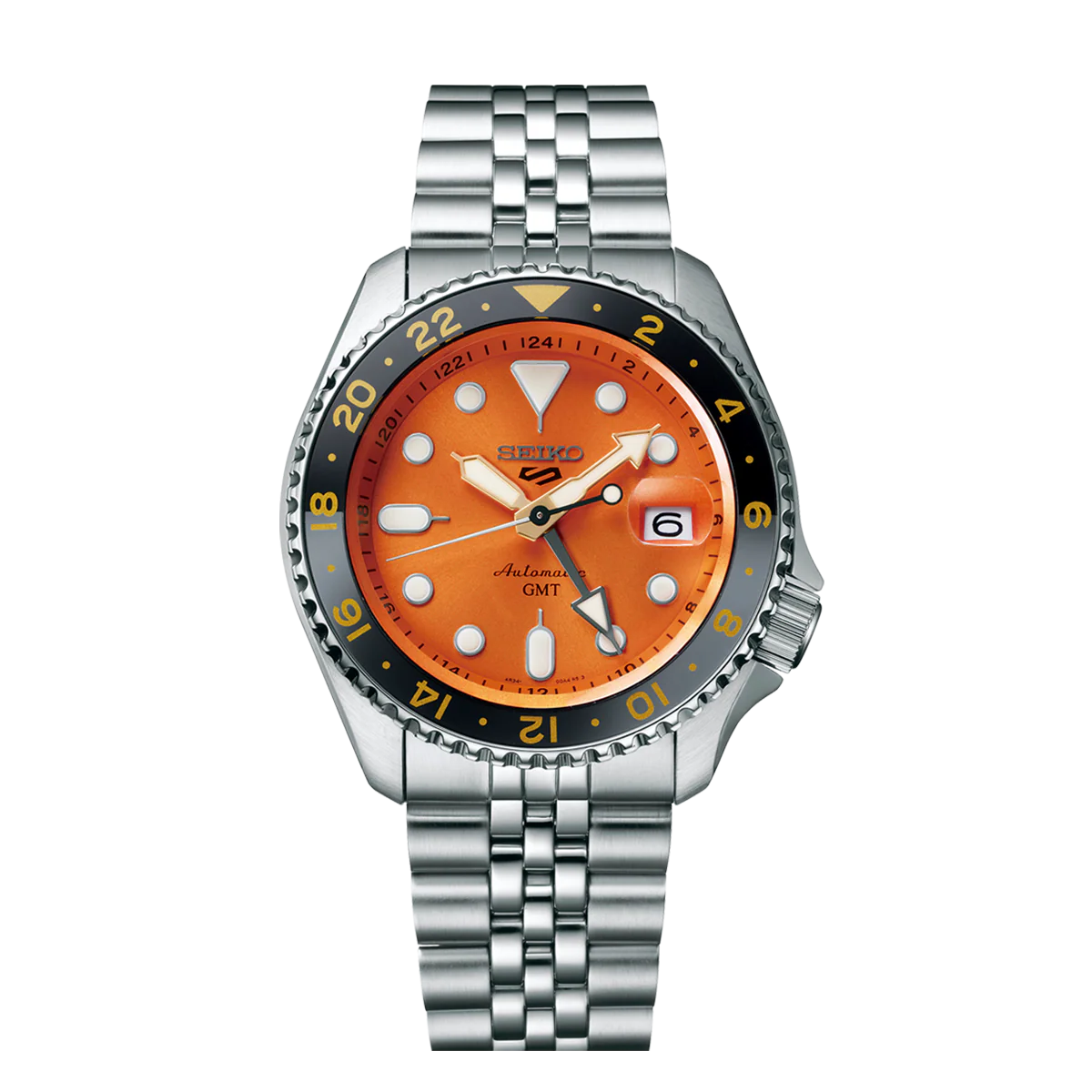 Seiko 5 Sports Mikan Orange GMT SKX Re-Interpretation - SSK005K1